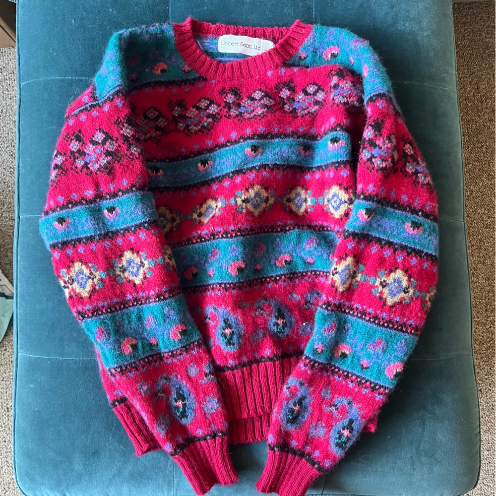 Vintage wool sweater Robert Scott size xs/s